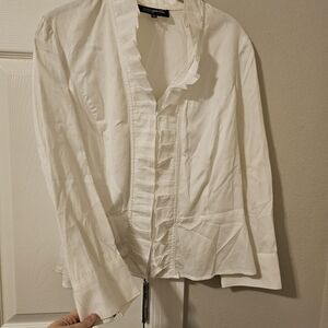 Jones New York Cream Blouse